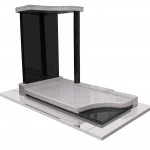 CH-210 - Gris Zéphir et Noir fin - co. 5 - so. 20 - tomb. 8 - stèle 125 - toit 8