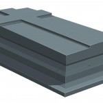 CRL1520P plat - soub. 20/8 - tomb. 15/20 croix relief longue comprise