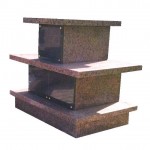 PYRAMIDE-210 - Rose de la Clarté et Noir d'Afrique foncé