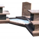 Ensemble PYRAMIDE-210 jardin - Rose de la Clarté et Noir d'Afrique foncé